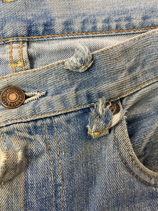 【中古品】【メンズ】 Levi's リーバイス 刻印8 スモールE 脇割り 42TALON 70S 66前期 505 DENIM PANT デニムパンツ ボトムス 157-240620-jt-02-min サイズ：W31 カラー：ライトインディゴ 万代Net店