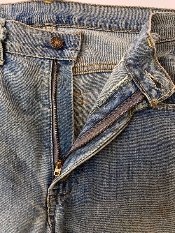 【中古品】【メンズ】 Levi's リーバイス 刻印8 スモールE 脇割り 42TALON 70S 66前期 505 DENIM PANT デニムパンツ ボトムス 157-240620-jt-02-min サイズ：W31 カラー：ライトインディゴ 万代Net店