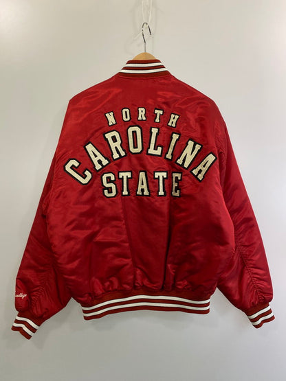 【中古品】【メンズ】  U.S.COLLEGE COLLECTION ユーエスカレッジ STADIUM JACKET スタジアム ジャケット スタジャン アウター 146-250107-me-13-min サイズ：L カラー：レッド 赤 万代Net店