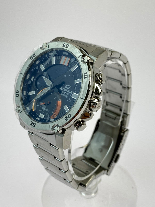 【中古美品】【メンズ】 CASIO カシオ EDIFICE- ECB-20YD-1AJF アナデジ ソーラー腕時計 ウォッチ 197-240711-me-22-min カラー：シルバー 万代Net店