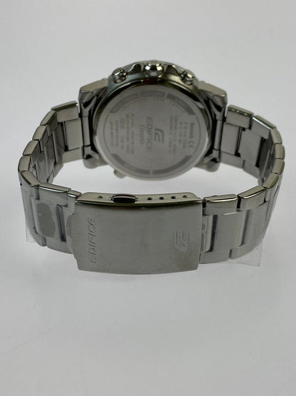 【中古美品】【メンズ】 CASIO カシオ EDIFICE- ECB-20YD-1AJF アナデジ ソーラー腕時計 ウォッチ 197-240711-me-22-min カラー：シルバー 万代Net店