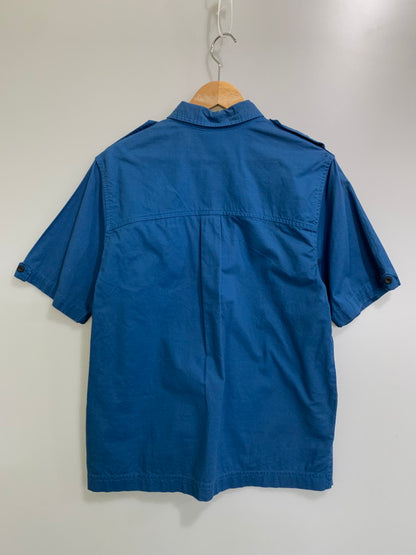 【中古品】【メンズ】 90’s PULLOVER SHIRT S20812GOI 90年代 プルオーバーシャツ トップス 146-260409-SH-49-min サイズ：S カラー：ブルー 万代Net店