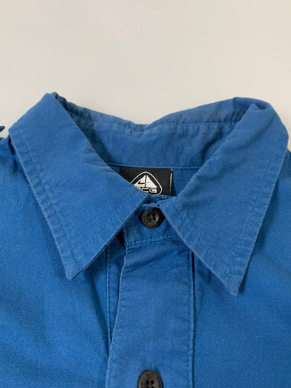 【中古品】【メンズ】 90’s PULLOVER SHIRT S20812GOI 90年代 プルオーバーシャツ トップス 146-260409-SH-49-min サイズ：S カラー：ブルー 万代Net店