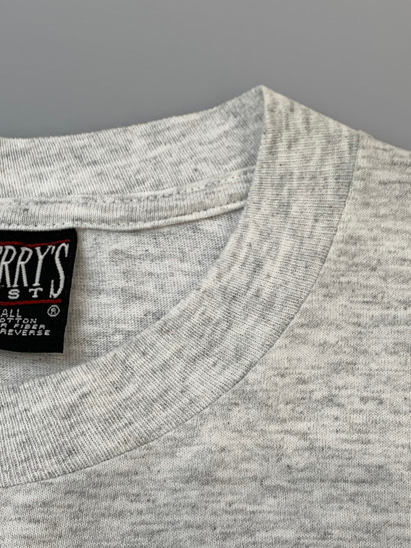 【中古品】【メンズ】 LOONEY TUNES ルーニー・テューンズ 90S CARTOON TEE カートゥーン SHERRY’S BEST シェリーズベスト 半袖Tシャツ 半袖TEE 146-260610-kt-14-min サイズ：S カラー：グレー 万代Net店