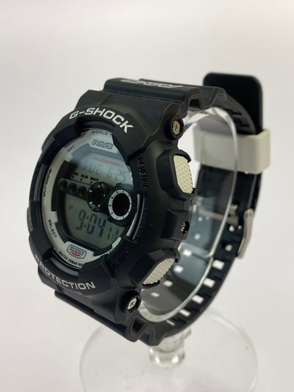 【LIFTる。景品】【中古品】【メンズ】 CASIO カシオ G-SHOCK RAYS WHEELS GD-100 ジーショック レイズホイール コラボ デジタル 腕時計 196-240628-yn-19-min カラー：ブラック/ホワイト 万代Net店