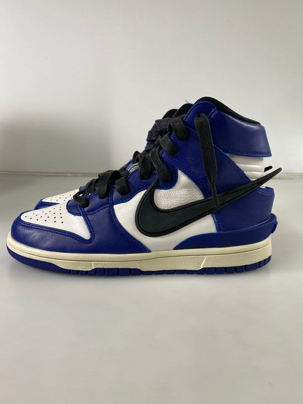 【中古品】【レディース】 NIKE ナイキ ×AMBUSH CU7544-400 DUNK HIGH "DEEP ROYAL" アンブッシュ ダンクハイ ディープロイヤル スニーカー シューズ 靴 166-240625-me-06-min サイズ：23.5cm カラー：DEEP ROYAL BLUE/BLACK-WHITE 万代Net店