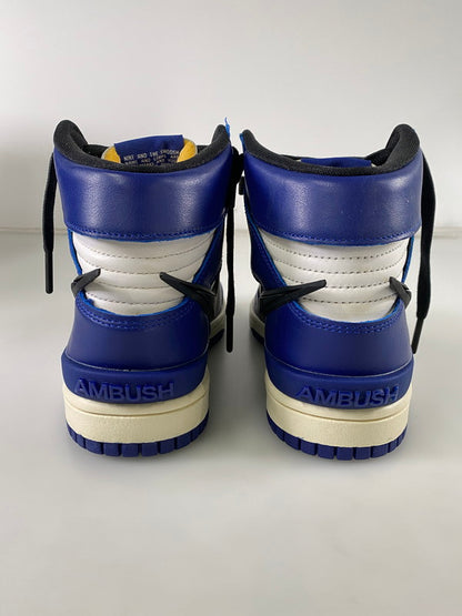 【中古品】【レディース】 NIKE ナイキ ×AMBUSH CU7544-400 DUNK HIGH "DEEP ROYAL" アンブッシュ ダンクハイ ディープロイヤル スニーカー シューズ 靴 166-240625-me-06-min サイズ：23.5cm カラー：DEEP ROYAL BLUE/BLACK-WHITE 万代Net店