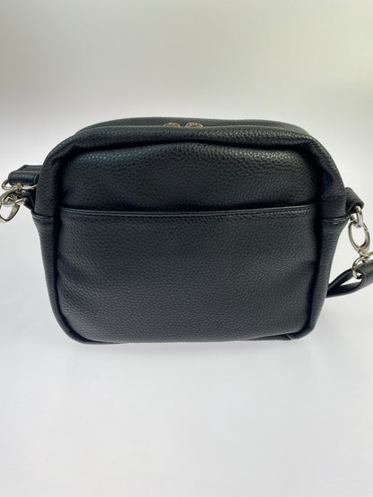 【中古美品】【レディース】 X-GIRL FAUX LEATHER SHOULDER BAG 105215053005 エックスガール フェイクレザー ショルダーバッグ カバン 188-240628-yn-23-min カラー：ブラック 万代Net店