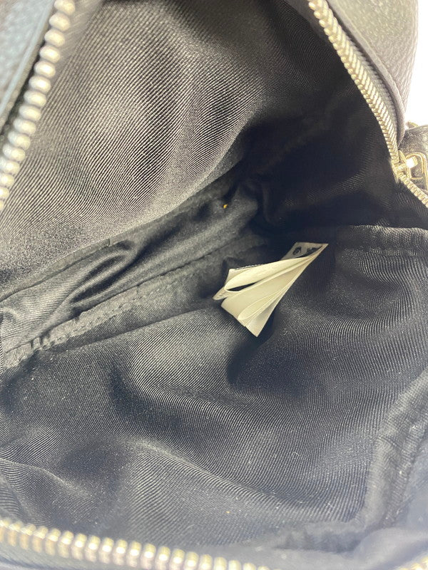 【中古美品】【レディース】 X-GIRL FAUX LEATHER SHOULDER BAG 105215053005 エックスガール フェイクレザー ショルダーバッグ カバン 188-240628-yn-23-min カラー：ブラック 万代Net店