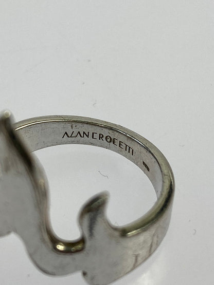 【中古品】【メンズ】  ALAN CROCETTI FLAME RING アランクロセッティ フレームリング 指輪 アクセサリー 192-240628-yn-18-min カラー：シルバー 万代Net店