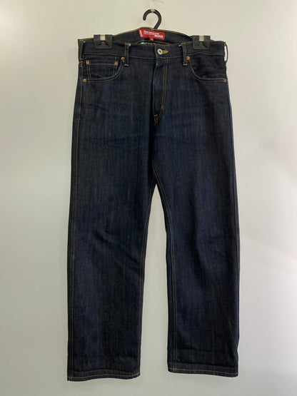 【中古品】【メンズ】 JUNYA WATANABE COMME des GARCONS MAN ジュンヤワタナベコムデギャルソンマン WF-P210 綿デニム/ウールツイード LEVI'S Wネーム デニムパンツ ボトムス 151-240630-as-10-min サイズ：M カラー：インディゴ 万代Net店