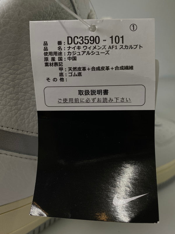 【LIFTる。景品】【中古品】【メンズ】 NIKE ナイキ WMNS AIR FORCE 1 SCULPT DC3590-101 エアフォース 1 スカルプト スニーカー シューズ 靴 160-240625-me-18-min サイズ：28.0cm カラー：SUMMIT WHITE/SILVER 万代Net店