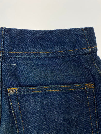 【中古品】【レディース】 MM6 エムエムシックス S32LA0163 HIGH WAIST WIDE DENIM PANT デニムパンツ ボトムス 168-240630-as-54-min サイズ：36 カラー：インディゴ 万代Net店