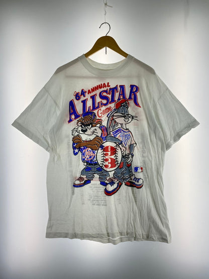 【中古品】【メンズ】  USED 1993 ALL-STAR GAME BOOTLEG TEE ユーズド オールスター ゲームブートレグ Tシャツ トップス 146-240701-jt-03-min サイズ：XL カラー：ホワイト 万代Net店