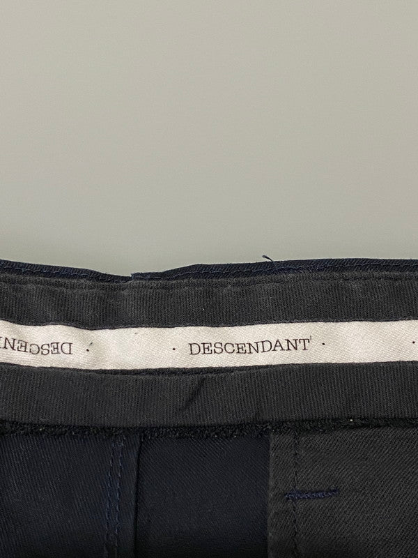 【中古品】【メンズ】 DESCENDANT ディセンダント CHINO PANTS チノパンツ ボトムス 153-240806-jt-25-min サイズ：2 カラー：ネイビー 万代Net店