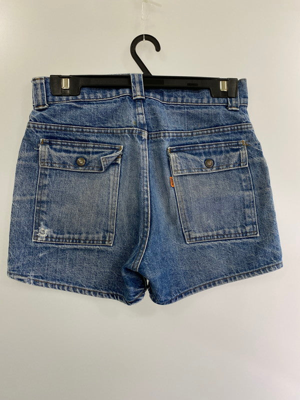 【中古品】【メンズ】 Levi's リーバイス 刻印38 オレンジタブ 42TALON 78年製 70S DENIM BUSH SHORTS デニムショーツ ショートパンツ ボトムス 157-240630-as-15-min カラー：インディゴ 万代Net店