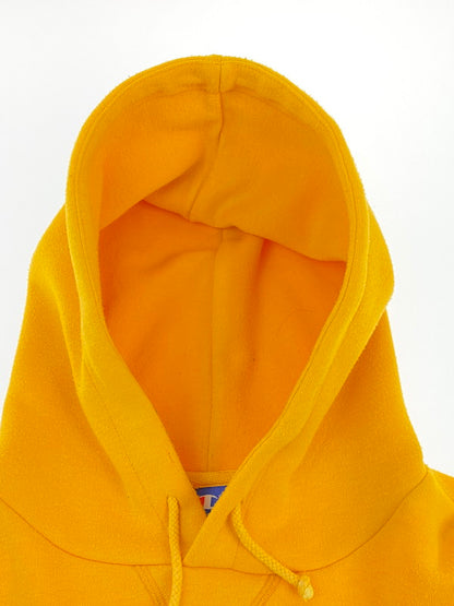 【ジャンク品】【メンズ】 Champion チャンピオン 80S後半-90前半 後期青タグ POV HOODIE ピーオーブイ フーディー メンズ パーカー トップス 146-260410-KS-11-min サイズ：L カラー：イエロー 万代Net店