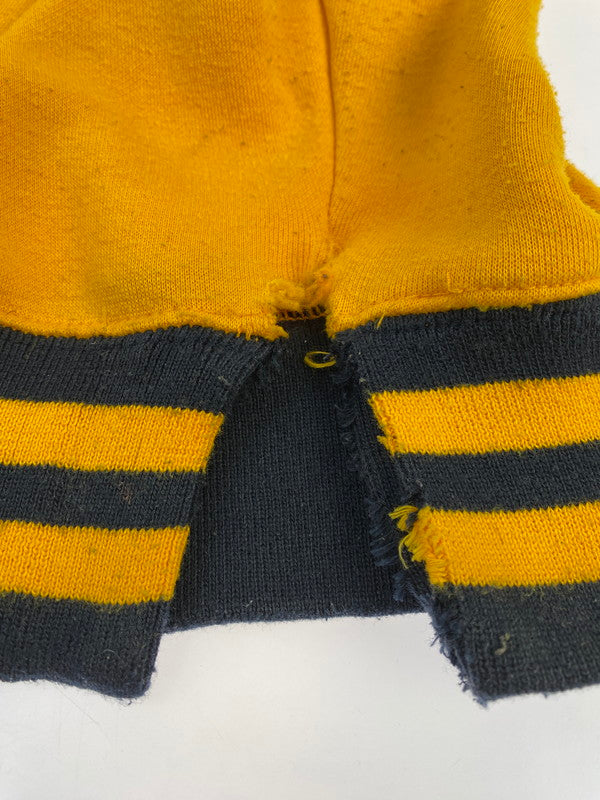 【ジャンク品】【メンズ】 Champion チャンピオン 80S後半-90前半 後期青タグ POV HOODIE ピーオーブイ フーディー メンズ パーカー トップス 146-260410-KS-11-min サイズ：L カラー：イエロー 万代Net店