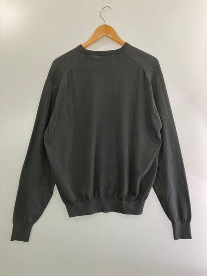 【中古品】【メンズ】  HERILL ヘリル SUVINCOTTON HIGHGAUGECREWNECK 23-080-HL-8110-1 スヴィンコットン ハイゲージ クルーネック トップス 140-240628-me-15-min サイズ：2 カラー：グレー 万代Net店