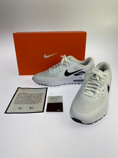 【中古美品】【メンズ】 NIKE ナイキ CU9978-101 AIR MAX 90 GOLF"WHITE BLACK"  スニーカー シューズ 靴 160-240702-as-9-min サイズ：27.5cm カラー：ホワイト 万代Net店