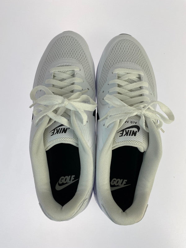 【中古美品】【メンズ】 NIKE ナイキ CU9978-101 AIR MAX 90 GOLF"WHITE BLACK"  スニーカー シューズ 靴 160-240702-as-9-min サイズ：27.5cm カラー：ホワイト 万代Net店