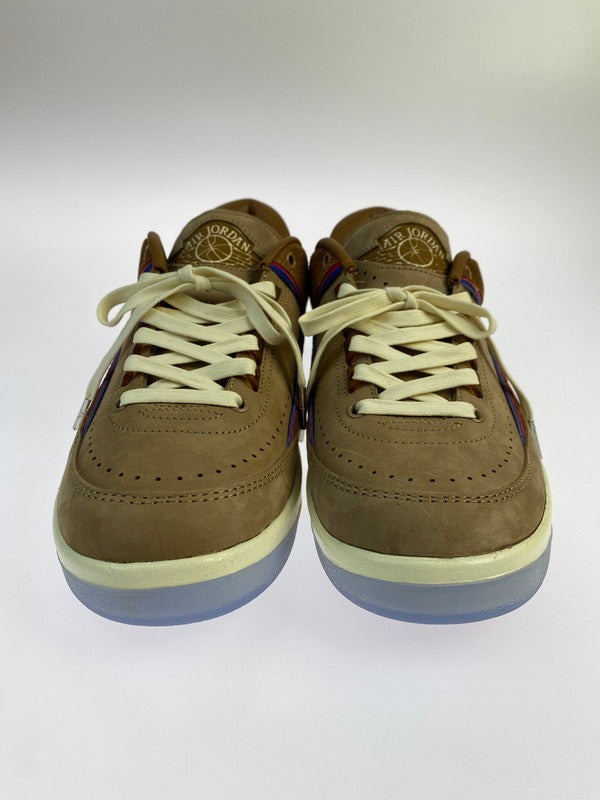 【中古美品】【メンズ】 NIKE ナイキ ×TWO 18/DV7129-222/AIR JORDAN 2 LOW"TAN" スニーカー シューズ 靴 160-240702-as-14-min サイズ：27.0cm カラー：ブラウン 万代Net店