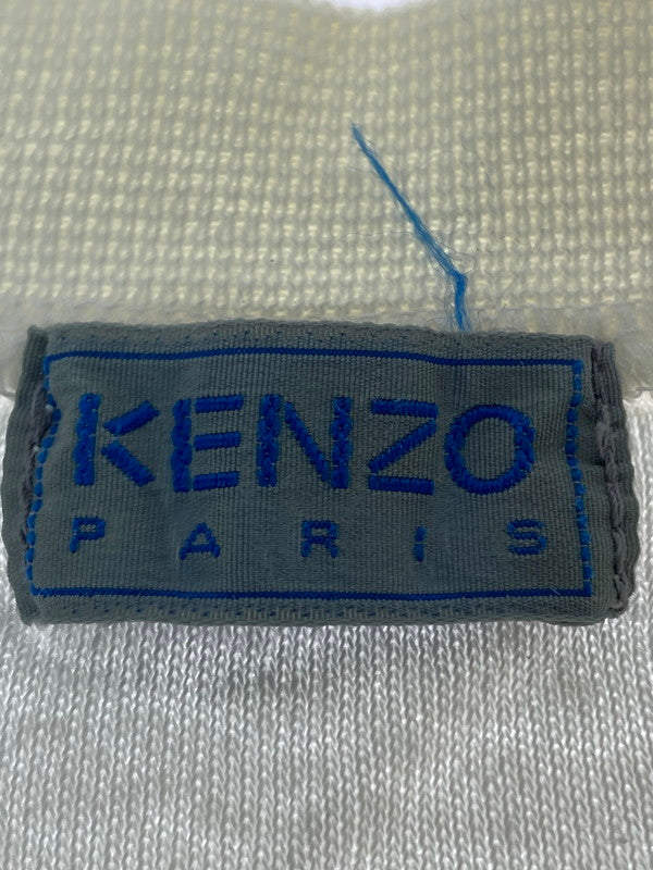 【中古品】【メンズ】 KENZO ケンゾー 80-00S BACK LOGO PRINTED L/S TEE 青文字タグ バックロゴプリント シャツ トップス 141-240628-me-16-min カラー：ホワイト 万代Net店