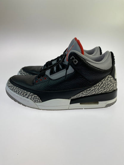 【中古品】【メンズ】 NIKE ナイキ 854262-001 AIR JORDAN 3 RETRO OG"BLACK CEMENT" スニーカー シューズ 靴 160-240702-as-15-min サイズ：29.0cm カラー：ブラック/グレー/レッド 万代Net店