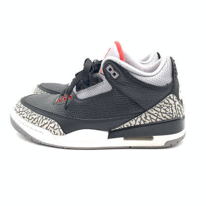 【中古品】【メンズ】 NIKE ナイキ 854262-001 AIR JORDAN 3 RETRO OG"BLACK CEMENT" スニーカー 靴 160-260512-st-01-otoh カラー：ブラック/セメントグレー/ホワイト/ファイヤーレッド 万代Net店