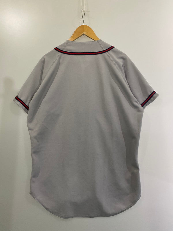 【中古品】【メンズ】  RUSSEL ATHLETIC TLANTA BRAVES GAME SHIRT ラッセル・アスレティック アトランタブレーブス ゲームシャツ トップス 146-240703-jt-17-min サイズ：44 カラー：グレー系 万代Net店