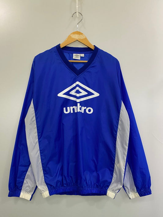 【中古品】【メンズ】 UMBRO アンブロ NYLON PULLOVER ナイロン プルオーバー 146-260408-zi-27-min サイズ：M カラー：ブルー 万代Net店