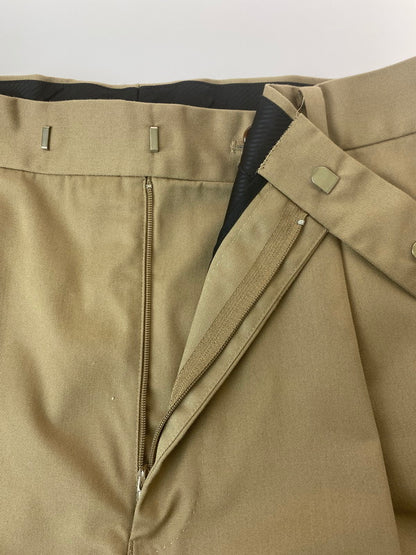 【中古品】【メンズ】 WACKO MARIA ワコマリア PLEATED TROUSERS(TYPE-1) プリーツトラウザー ボトムス パンツ 153-240703-jt-19-min サイズ：L カラー：ブラウン 万代Net店