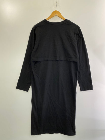 【中古品】【メンズ】 COMME des GARCONS コムデギャルソン SHIRT FG-T005 レイヤード ロングT-シャツ 長袖トップス 140-241107-me-03-min サイズ：L カラー：ブラック 黒 万代Net店