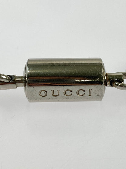 【中古品】【メンズ/レディース】 GUCCI グッチ KEY HOLDER ダブルフック カラビナ キーホルダー 182-240705-yn-08-min カラー：シルバー 万代Net店