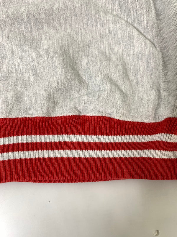 【中古品】【メンズ】 Champion チャンピオン REVERSE WEAVE RIB SWEATSHIRT リバースウィーブ スウェットシャツ 企業ロゴ トレーナー トップス 146-240703-yn-12-min サイズ：L カラー：グレー 万代Net店