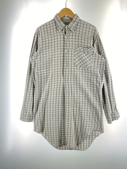 【中古品】【メンズ】 VINTAGE ヴィテージ 60-70S CHECK GRANDPA SHIRT シャツ トップス 146-260110-zi-19-min サイズ：不明 カラー：グレー 万代Net店
