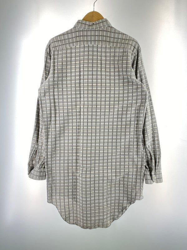 【中古品】【メンズ】 VINTAGE ヴィテージ 60-70S CHECK GRANDPA SHIRT シャツ トップス 146-260110-zi-19-min サイズ：不明 カラー：グレー 万代Net店