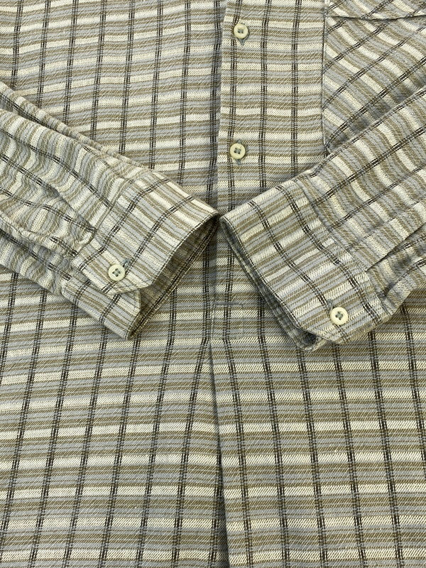 【中古品】【メンズ】 VINTAGE ヴィテージ 60-70S CHECK GRANDPA SHIRT シャツ トップス 146-260110-zi-19-min サイズ：不明 カラー：グレー 万代Net店