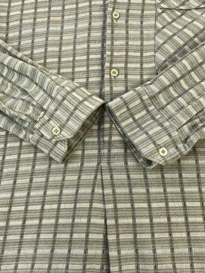 【中古品】【メンズ】 VINTAGE ヴィテージ 60-70S CHECK GRANDPA SHIRT シャツ トップス 146-260110-zi-19-min サイズ：不明 カラー：グレー 万代Net店