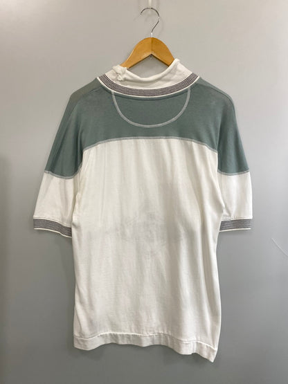 【中古品】【メンズ】 DIESEL ディーゼル T-OLLAR MAGLIETTA ティ オーラー マリエッタ 0002692 メンズ 半袖 Tシャツ ショートスリーブ 141-260706-hu-33-min サイズ：S カラー：ホワイト/ライトブルー 万代Net店