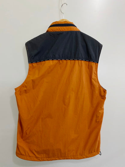 【中古品】【メンズ】 HYSTERIC GLAMOUR ヒステリックグラマー 90's HEAVYDUTYHOODED ANORAK NYLON VEST 2AV-9245 ナイロンベスト ライトアウター 140-240712-yn-02-min サイズ：FREE カラー：オレンジ 万代Net店