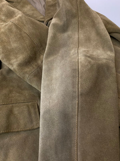 【現状渡し品】【メンズ】 MEN'S BIGI メンズビギ 90S RADMESS SUEDE 3B TAILORED JACKET テーラードジャケット 146-260408-zi-21-min サイズ：M カラー：ライトブラウン系 万代Net店