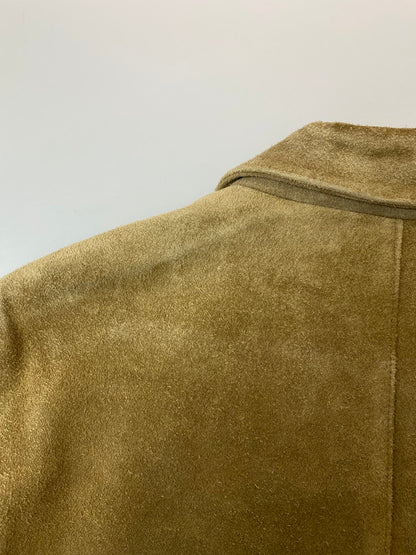 【現状渡し品】【メンズ】 MEN'S BIGI メンズビギ 90S RADMESS SUEDE 3B TAILORED JACKET テーラードジャケット 146-260408-zi-21-min サイズ：M カラー：ライトブラウン系 万代Net店