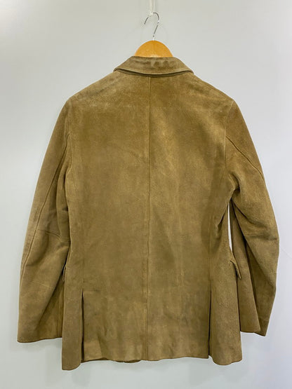 【現状渡し品】【メンズ】 MEN'S BIGI メンズビギ 90S RADMESS SUEDE 3B TAILORED JACKET テーラードジャケット 146-260408-zi-21-min サイズ：M カラー：ライトブラウン系 万代Net店