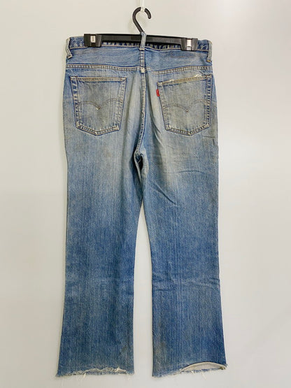 【中古品】【メンズ】 Levi's リーバイス BOOT-CUT DENIM PANTS ブーツカット デニムパンツ 刻印6 スモールE バックポケット裏シングル 42TALON 脇割り 157-240718-yn-20-min カラー：インディゴ 万代Net店