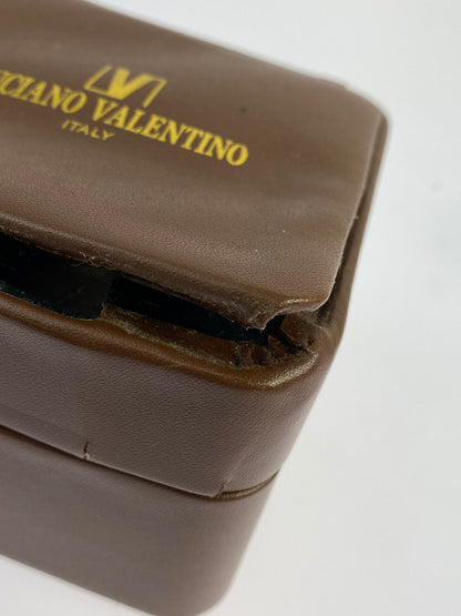 【中古品】【メンズ】 LUCIANO VALENTINO ルチアーノ・バレンチノ LV1004 クォーツ腕時計 197-240713-AS-9-min カラー：シルバー ブラック文字盤 万代Net店