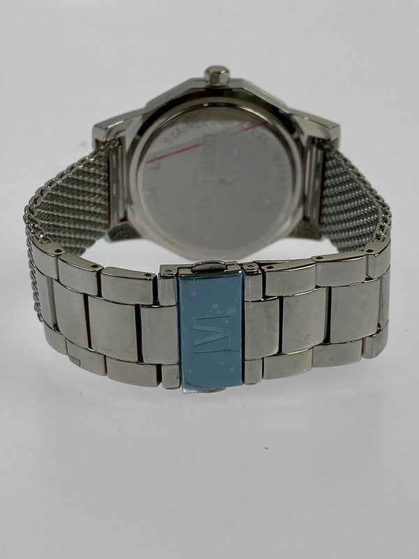 【中古品】【メンズ】 LUCIANO VALENTINO ルチアーノ・バレンチノ LV1004 クォーツ腕時計 197-240713-AS-9-min カラー：シルバー ブラック文字盤 万代Net店