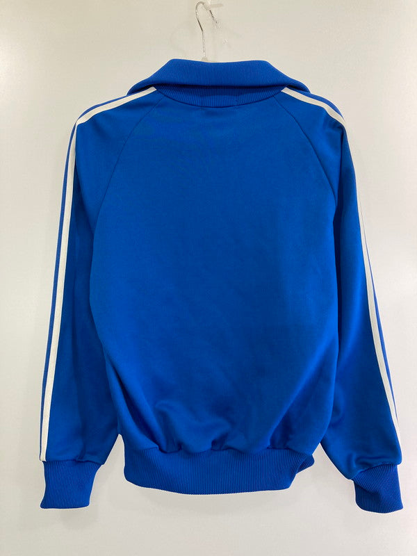 【中古品】【レディース】  ADIDAS 80's TRACK JACKET ADS-4F アディダス デサント社 トラックジャケット ジャージ ライトアウター  168-240711-yn-03-min サイズ：2号 カラー：ブルー 万代Net店