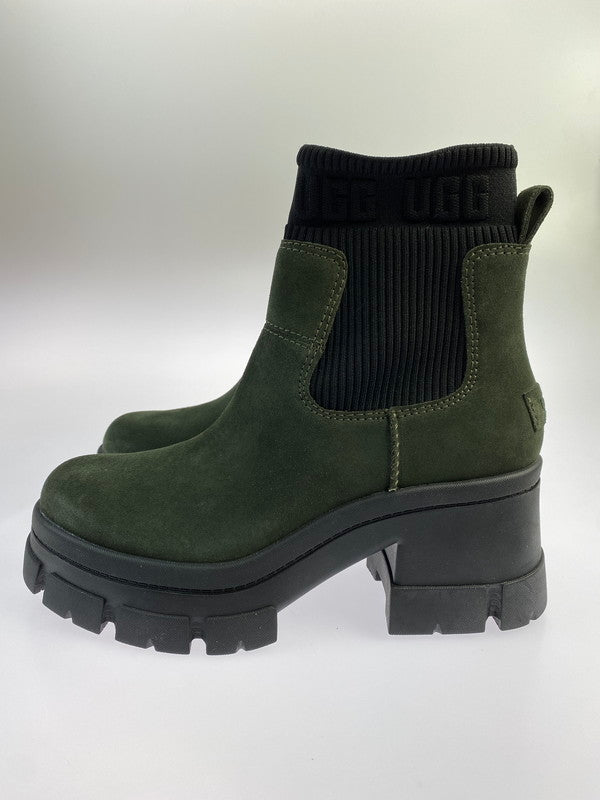 【中古美品】【メンズ】 UGG アグ 1143851 W BROOKLYN CHELSEA ブルックリン チェルシー ブーツ 靴 165-240711-me-15-min サイズ：27.0cm カラー：グリーン系 万代Net店