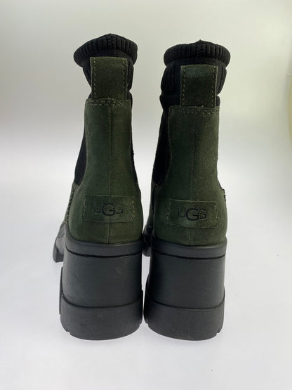 【中古美品】【メンズ】 UGG アグ 1143851 W BROOKLYN CHELSEA ブルックリン チェルシー ブーツ 靴 165-240711-me-15-min サイズ：27.0cm カラー：グリーン系 万代Net店